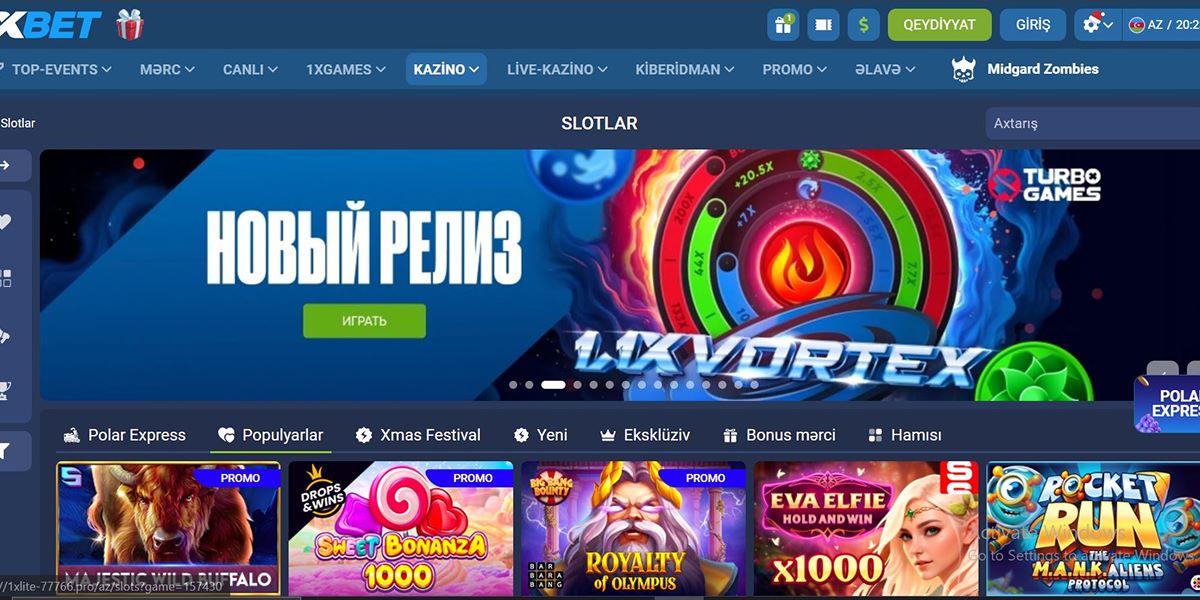 1xbet casino games 1
