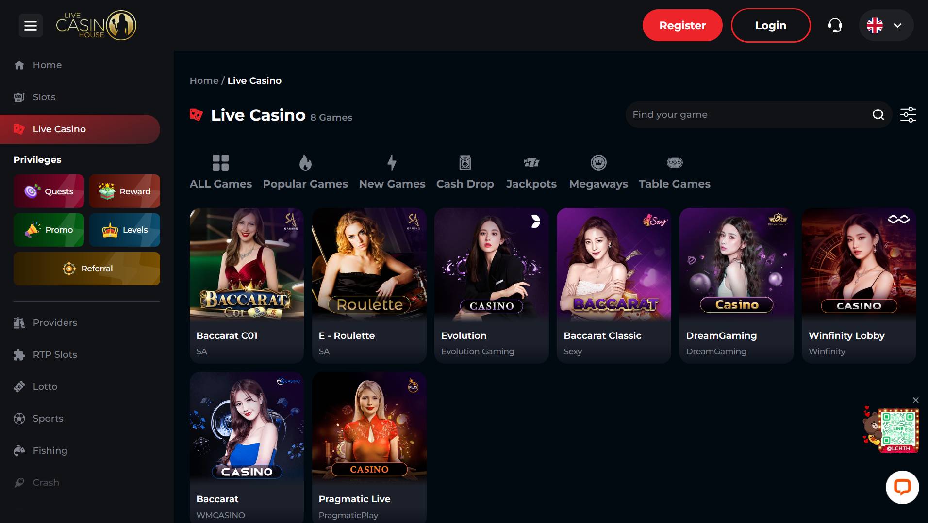 LiveCasinoHouse live casino