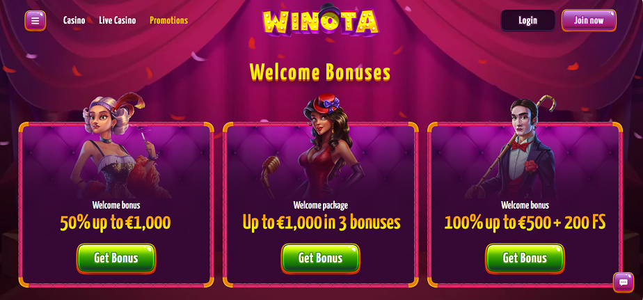 Winota Casino Promotions