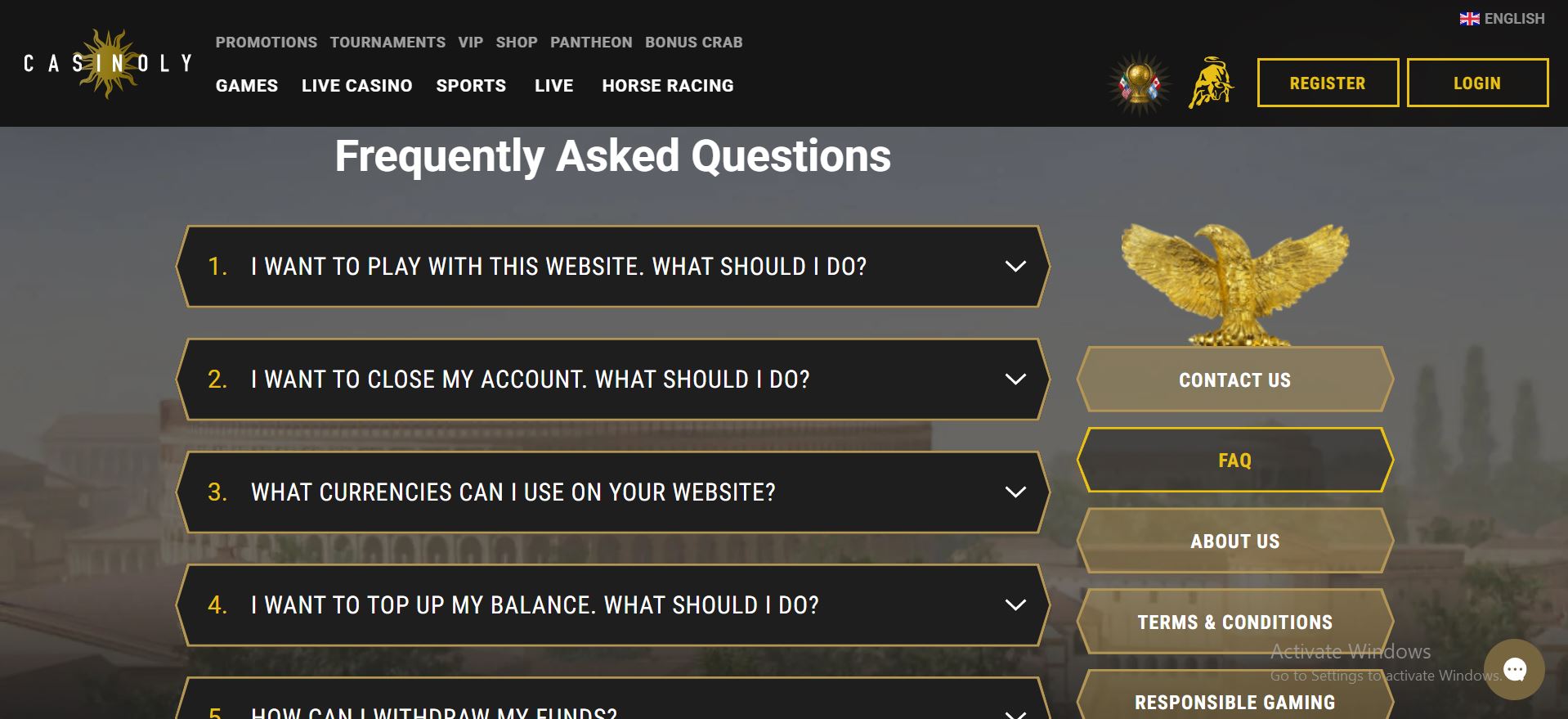 casinoly casino help centre