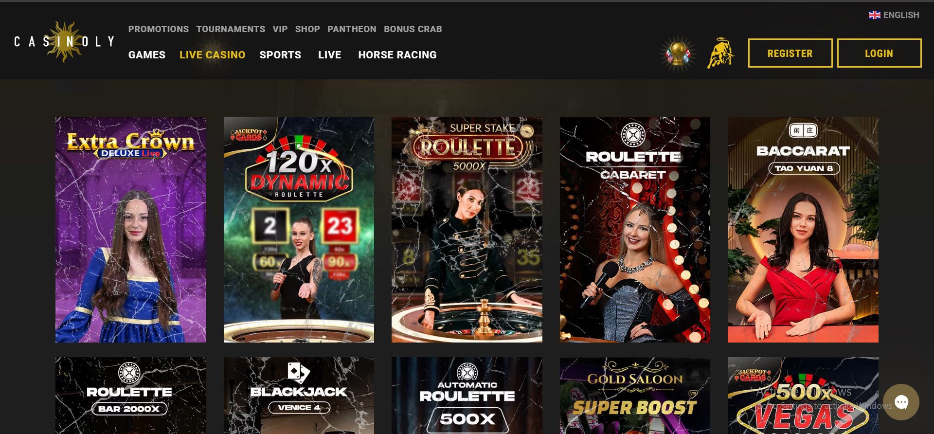 casinoly casino live games