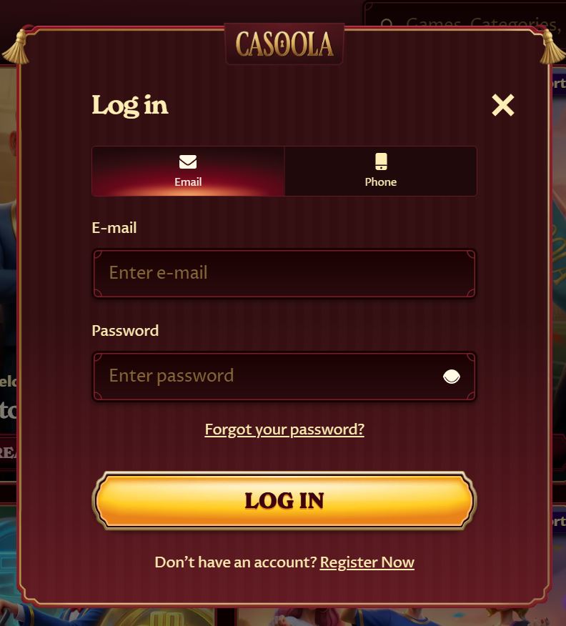 casoola-casino-login