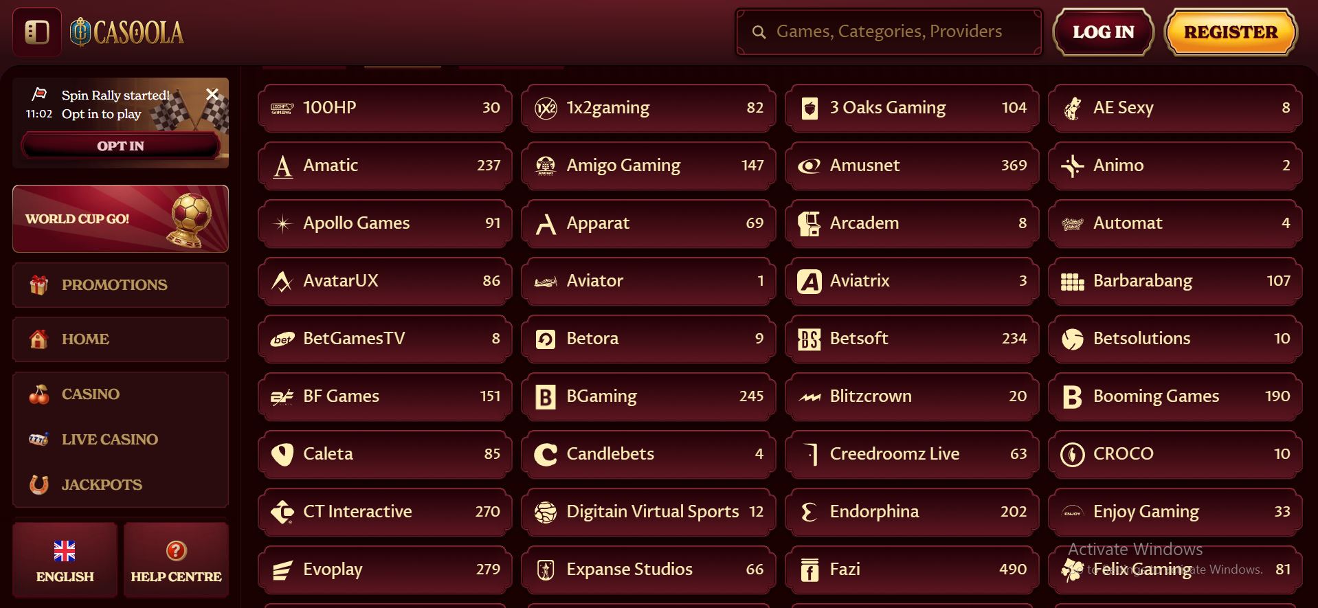 casoola-casino-providers