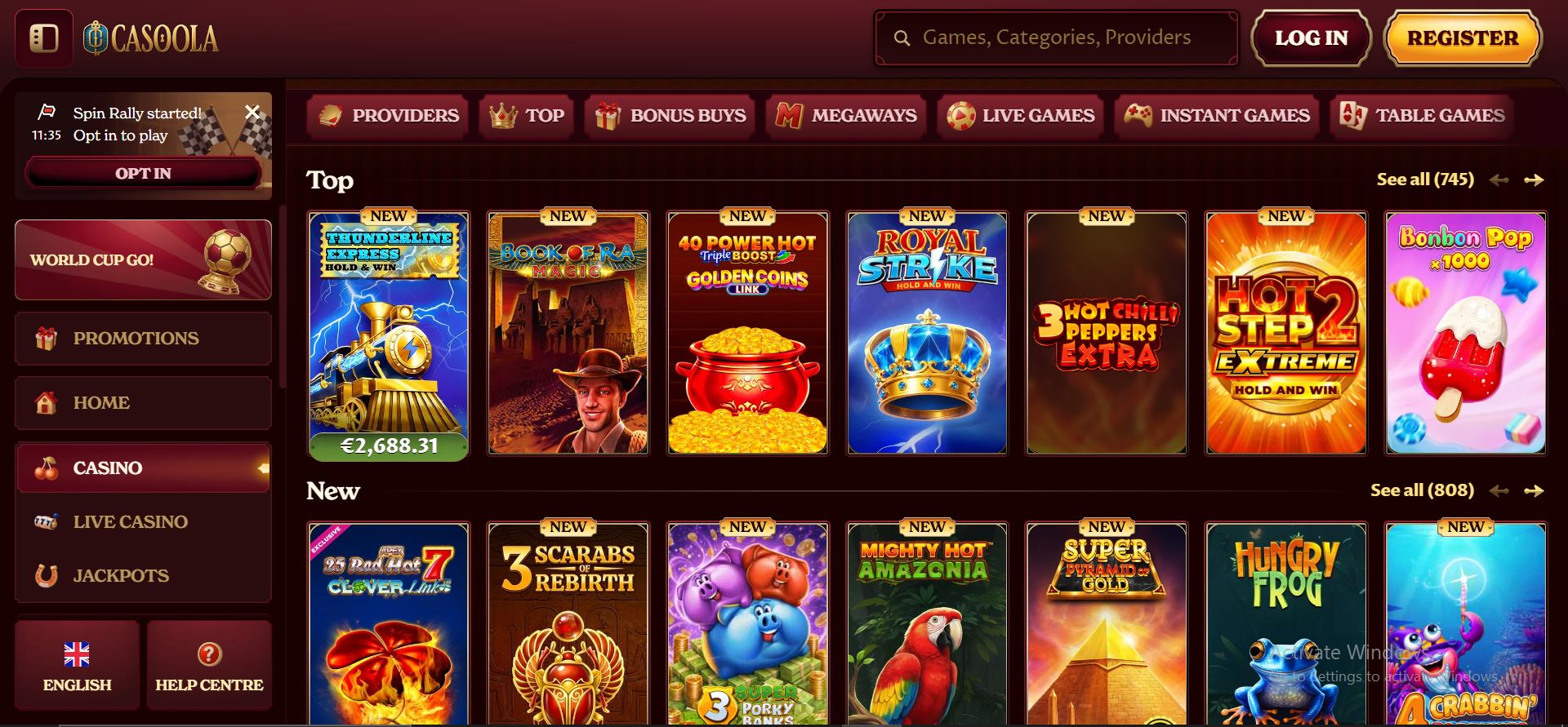 casoola casino slot games
