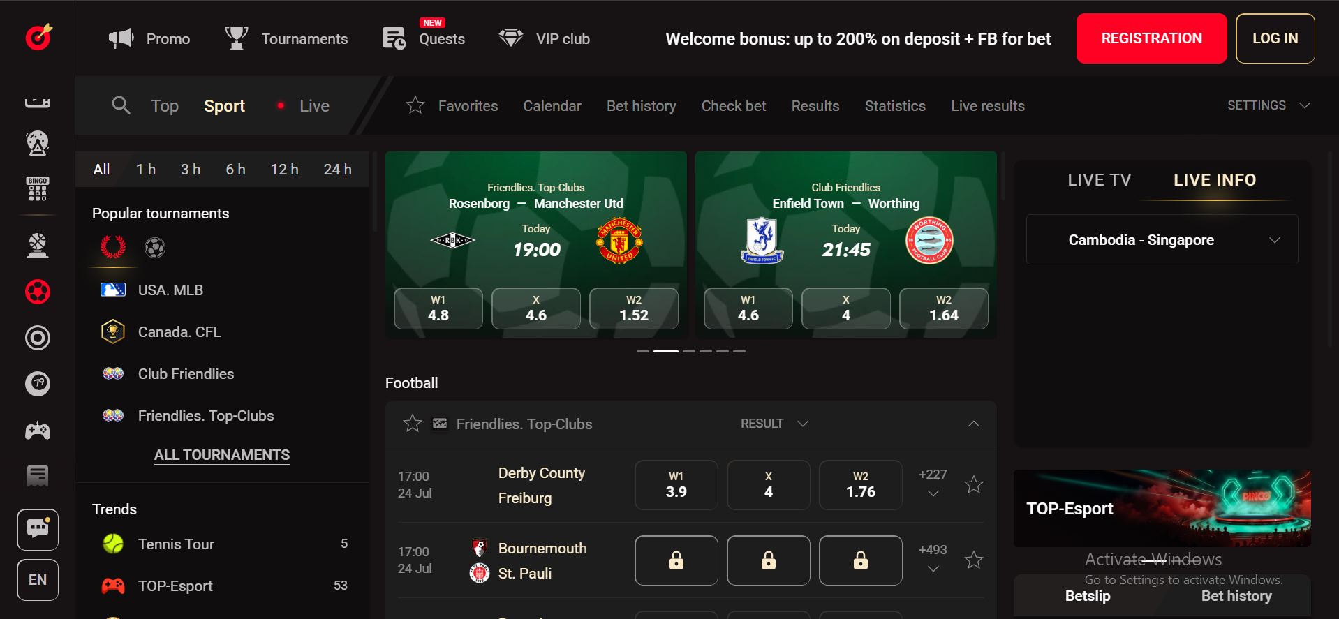 pinco casino sports betting