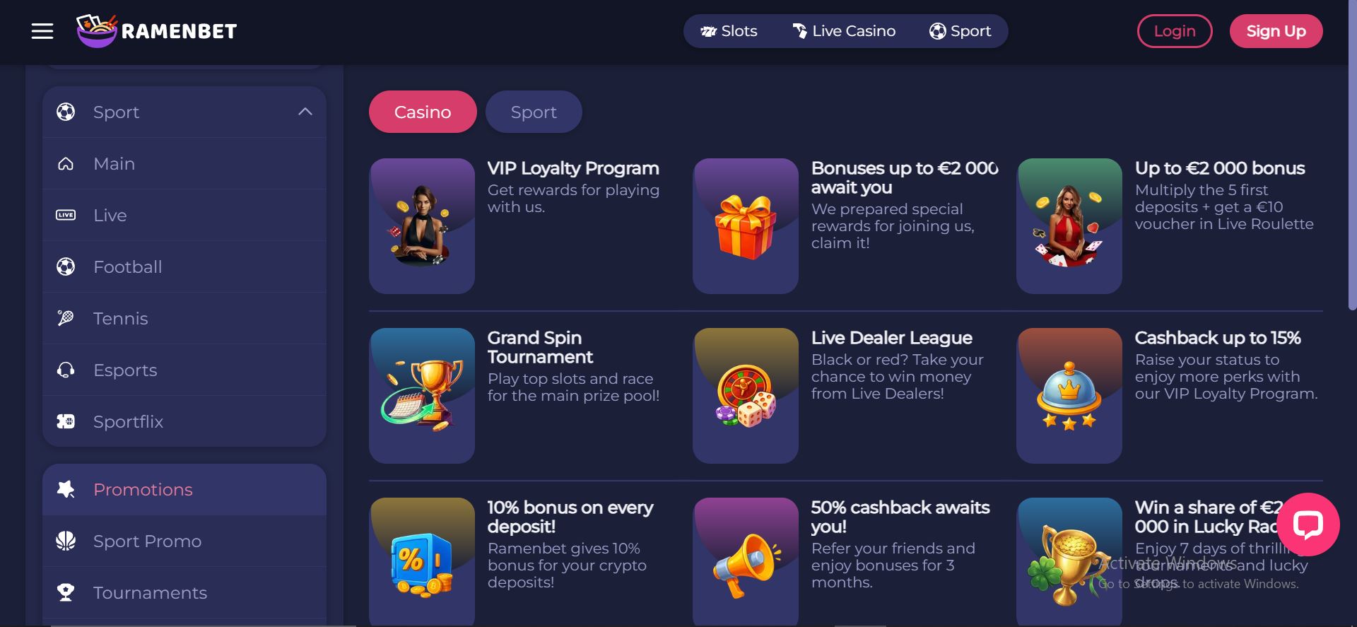 ramenbet casino promotions