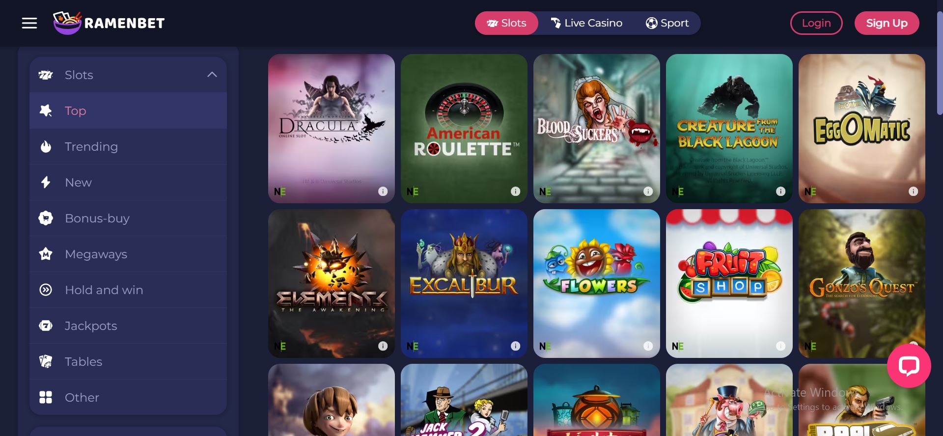 ramenbet casino slot games