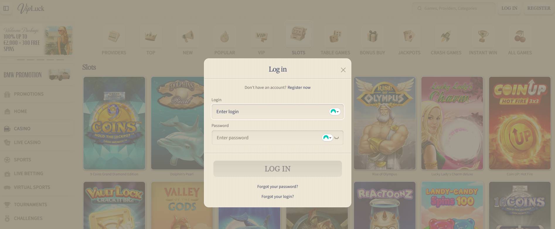 vip-luck-casino-login
